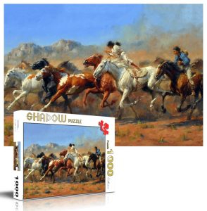پازل 1000 تکه شادو مدل اسب ها