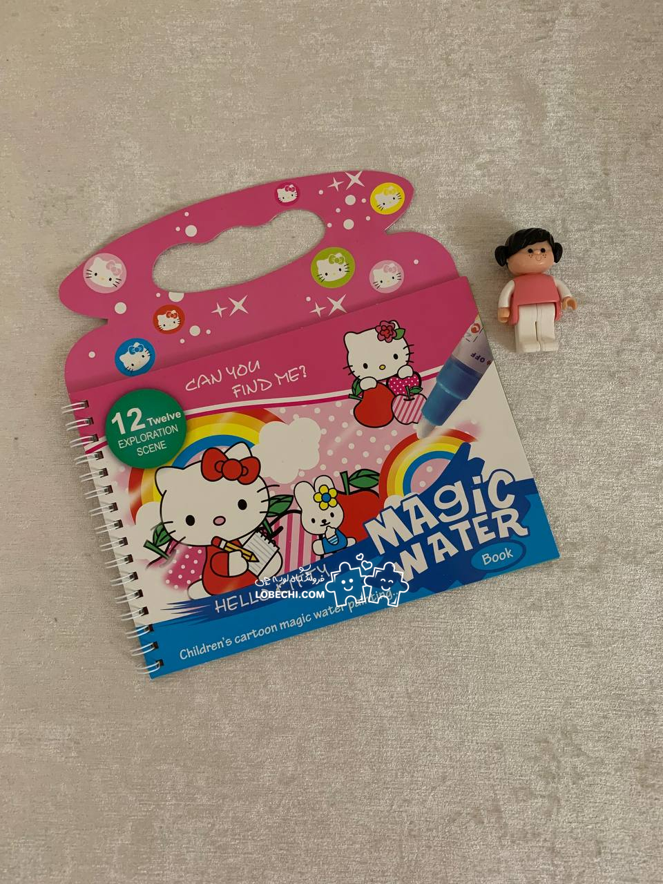 کتاب جادویی نقاشی با آب طرح کتی کوچولو