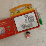 کتاب جادویی نقاشی با آب سفید برفی