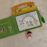 کتاب جادویی نقاشی با آب سفید برفی