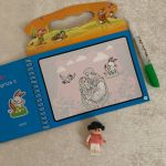 کتاب جادویی نقاشی با آب سفید برفی