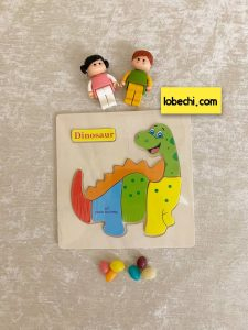 پازل چوبی دایناسور