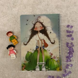 دفتر جلد طلقی 100 برگ