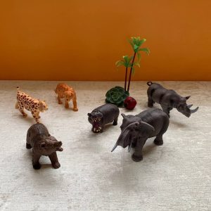 فیگور حیوانات جنگل 6 تایی