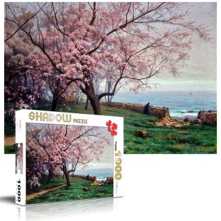 پازل 1000 تکه شادو درخت صورتی