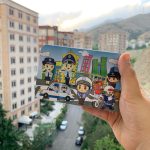 پازل 60 قطعه چوبی با جعبه فلزی