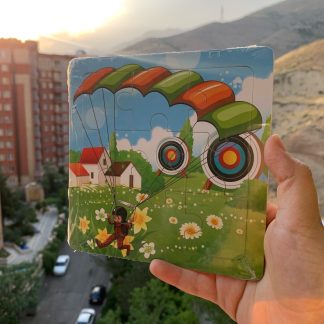 اولین پازل من طرح چتر باز