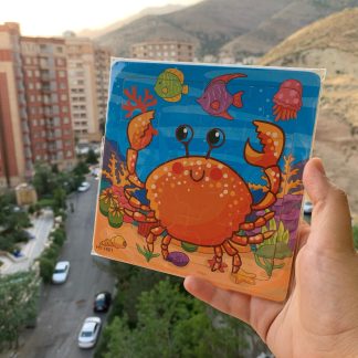 اولین پازل من طرح خرچنگ