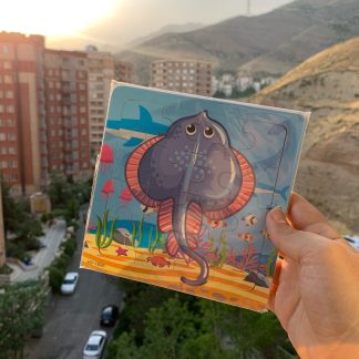 اولین پازل من طرح سفره ماهی